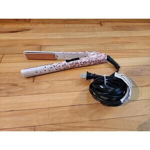Pink Flutter Pink Print CHI 1" Ceramic Hairstyling Iron Straighten Curl Style